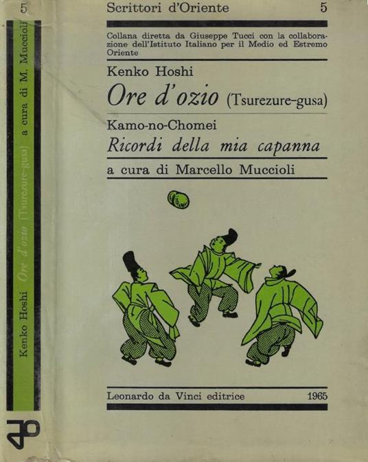 Ore d'ozio / Ricorsi della mia capanna - copertina