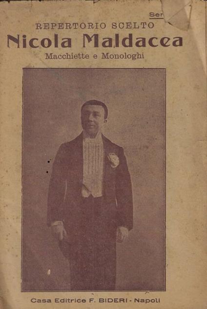 Macchiette e Monologhi - copertina