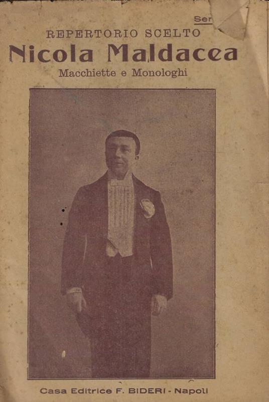 Macchiette e Monologhi - copertina