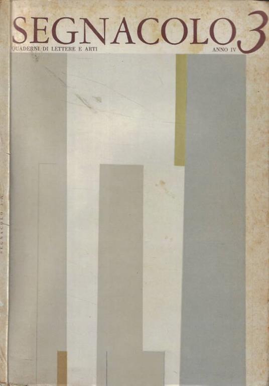 Segnacolo n. 3 Anno 1963 - copertina