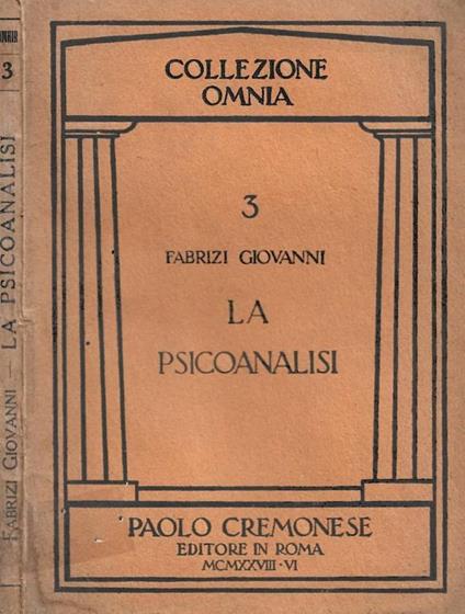 La psicoanalisi - copertina