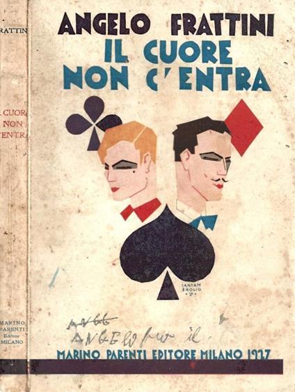 Il cuore non c'entra - Angelo Frattini - copertina
