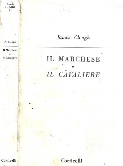 Il marchese e il cavaliere - copertina