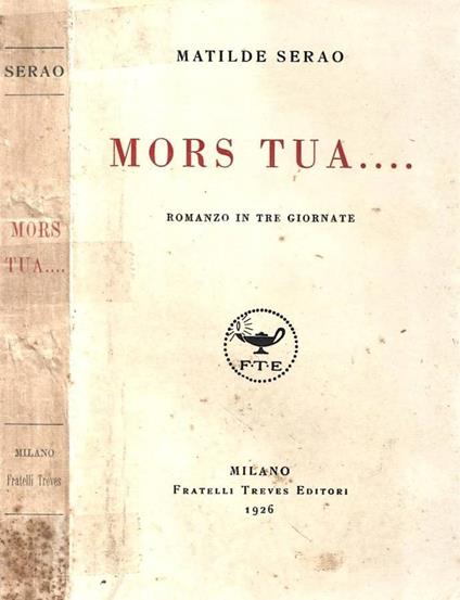Mors tua… - Matilde Serao - copertina