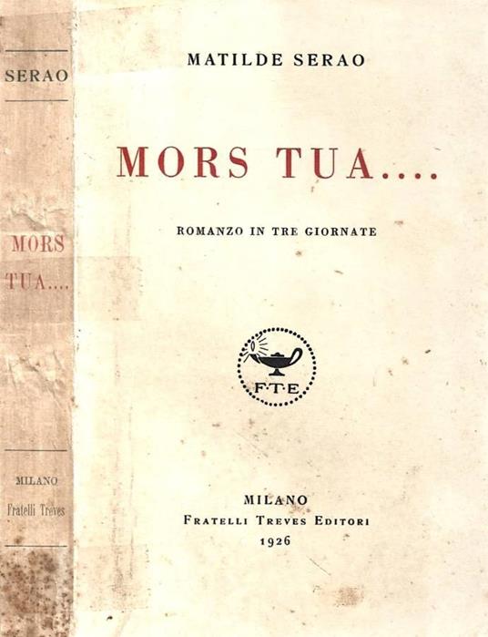 Mors tua… - Matilde Serao - copertina