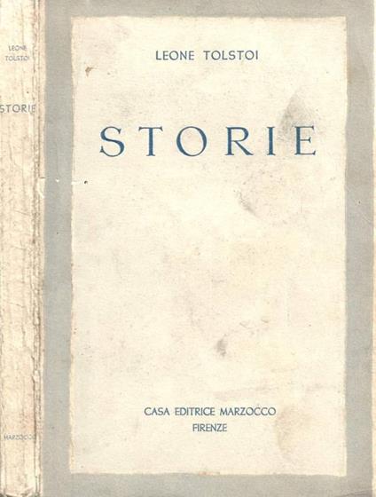 Storie - copertina