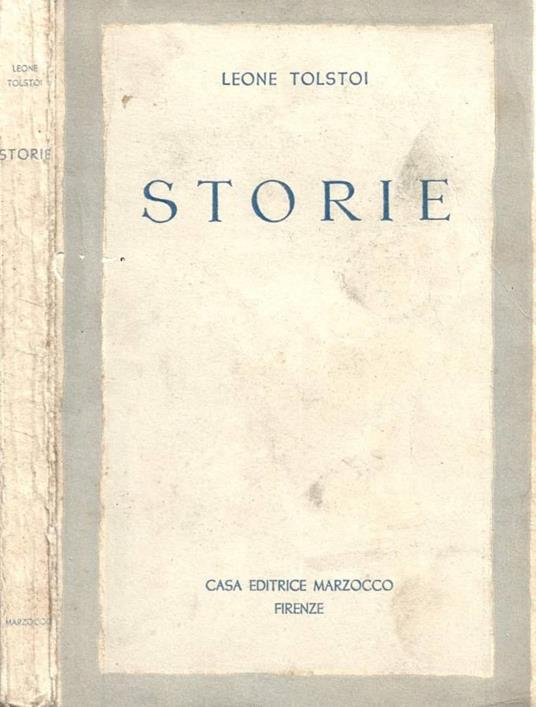 Storie - copertina