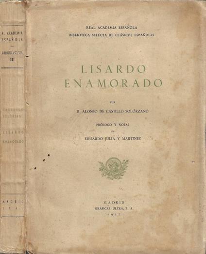 Lisardo Enamorado - copertina