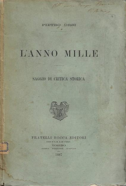 L'Anno Mille - copertina