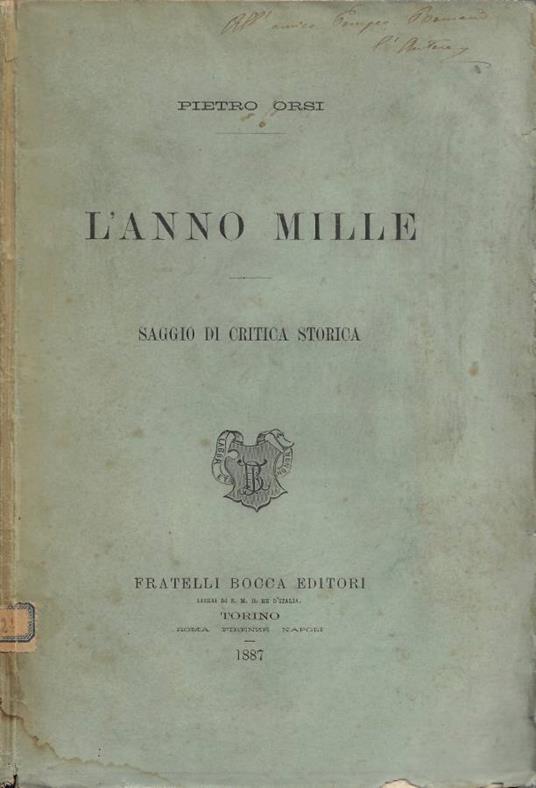 L'Anno Mille - copertina
