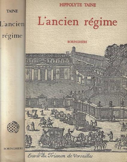 L'ancien régime - Hippolyte Taine - copertina
