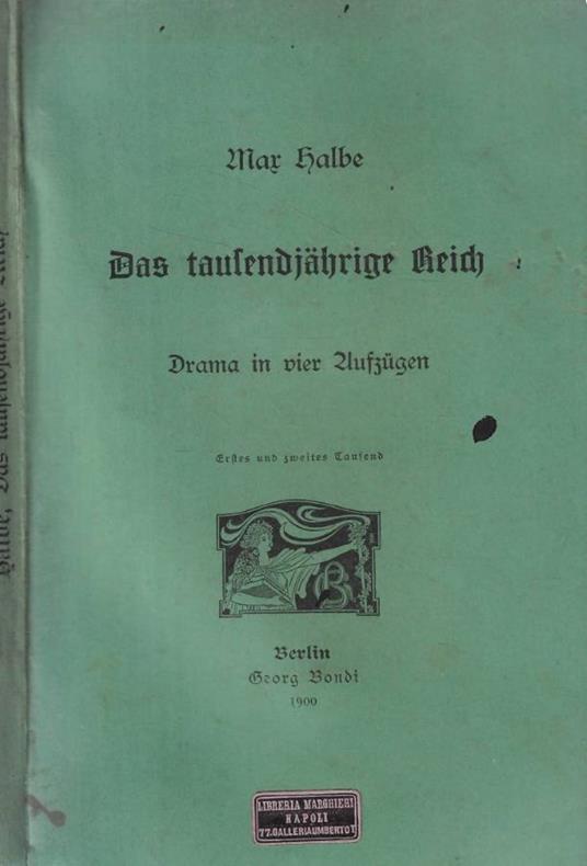 Das taufendjahrige Geich - copertina