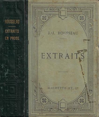 Extraits (publiés avec une introduction et des notes par L - copertina