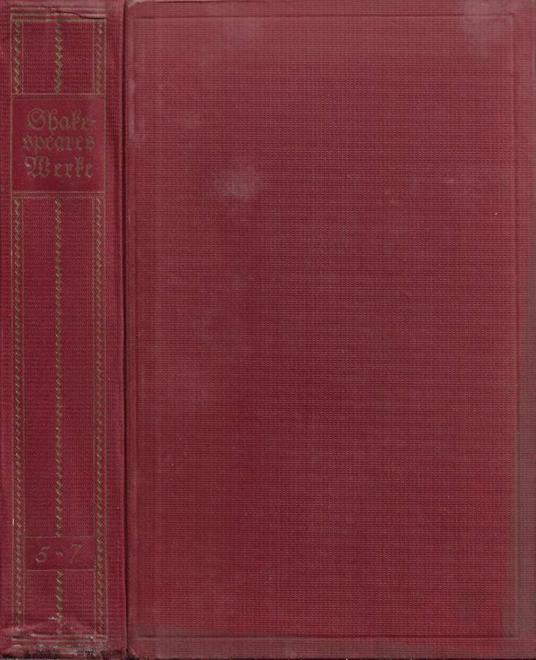 Shakespeares Werke. Funfter Teil (Coriolanus - Julius Cafar - copertina