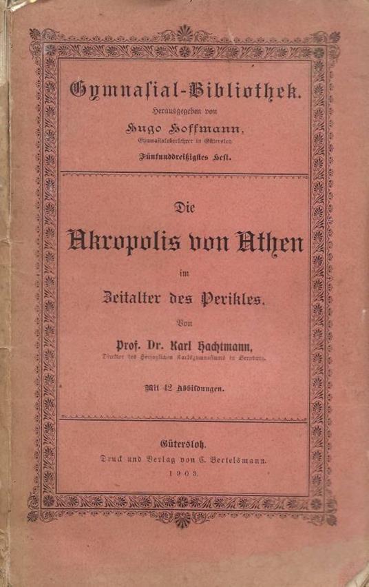 Die Akropolis von Athen im Zeitalter des Perikles - copertina