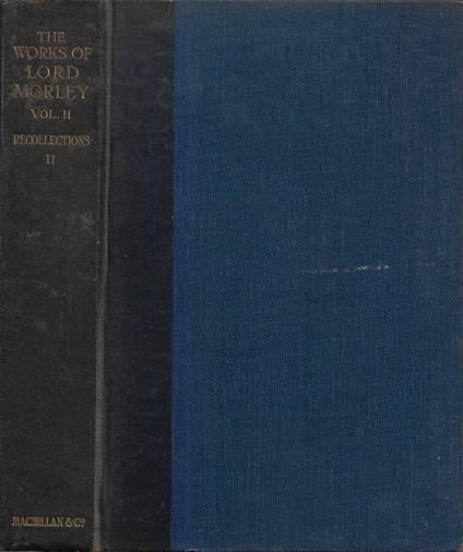Recollections . Vol. II - copertina
