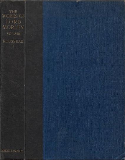 Rousseau . Vol. I - copertina