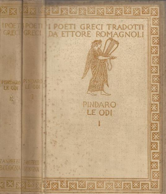 Le Odi e i Frammenti. Vol. I, Vol. II - copertina