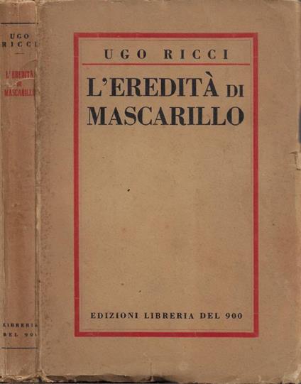 L'Eredità di Mascarillo - copertina