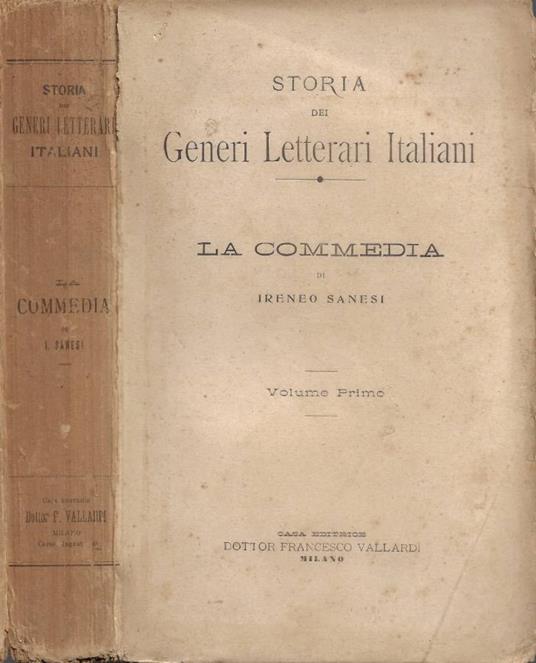 La Commedia. Vol. I - copertina
