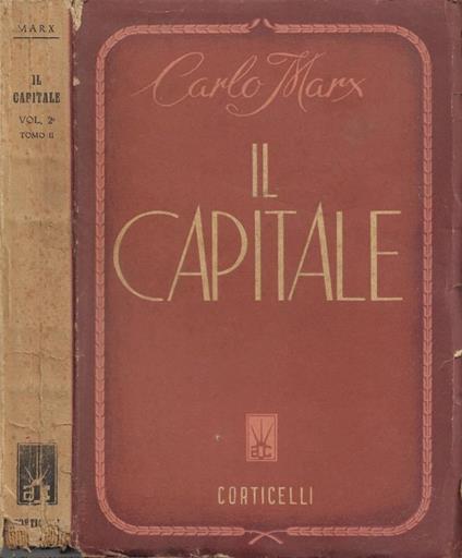 Il Capitale. Vol. II. Tomo II - copertina