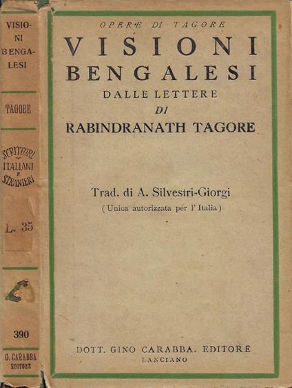 Visioni Bengalesi - copertina