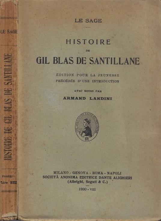 Histoire de Gil Blas de Santillane - copertina