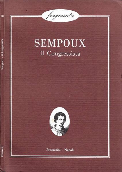 Il Congressista - André Sempoux - copertina