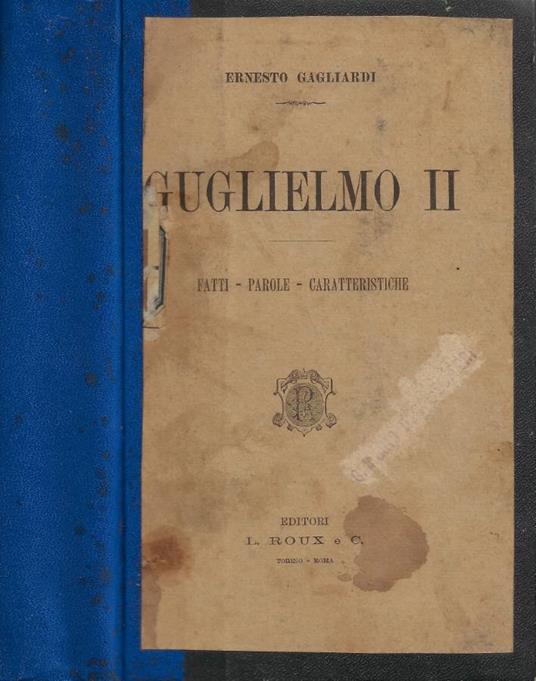 Guglielmo II - copertina