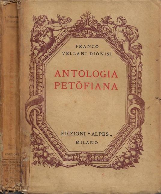 Antologia Petofiana - copertina