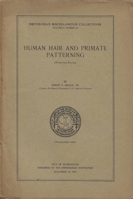 Human Hair and Primate Patterning - copertina