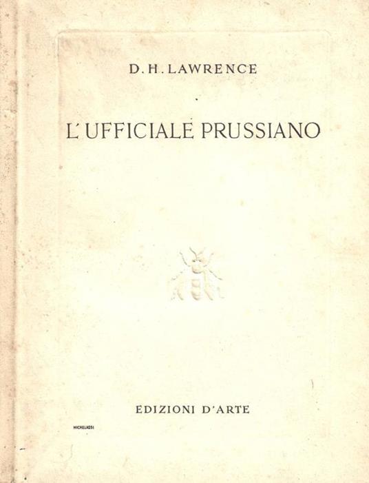 L'Ufficiale prussiano - D. H. Lawrence - copertina