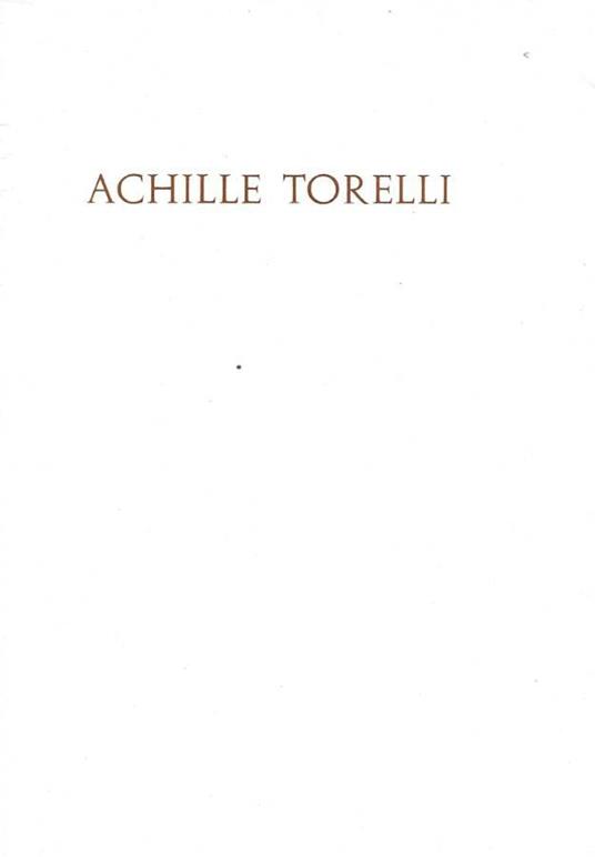 Achille Torelli - Roberto Minervini - copertina