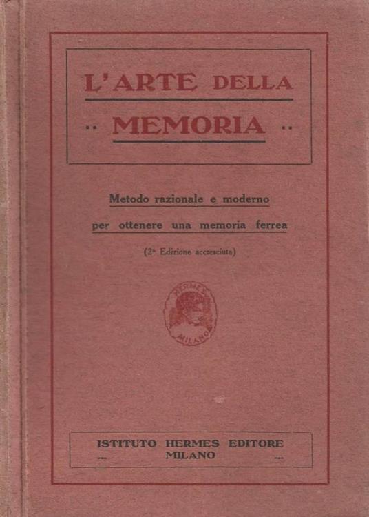 L'arte della " Memoria - copertina