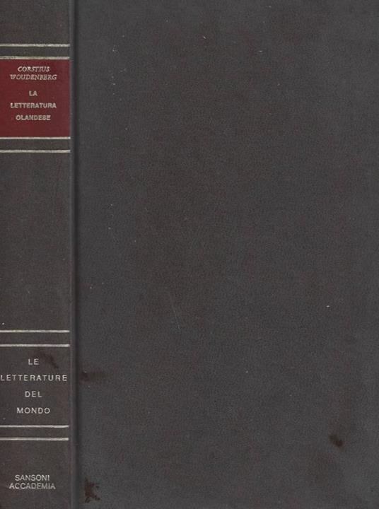 La letteratura olandese - copertina