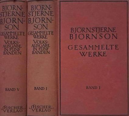 Gesammelte Werke. Band I, V - copertina