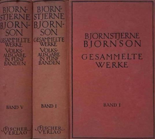 Gesammelte Werke. Band I, V - copertina