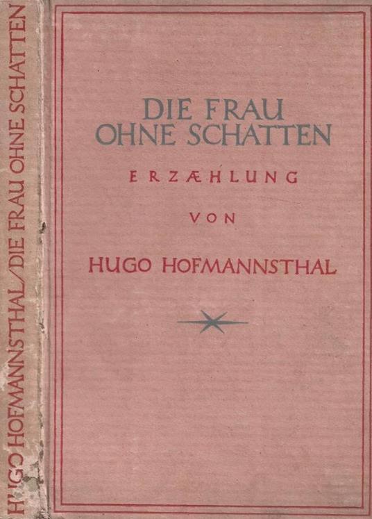 Die frau ohne schatten - copertina