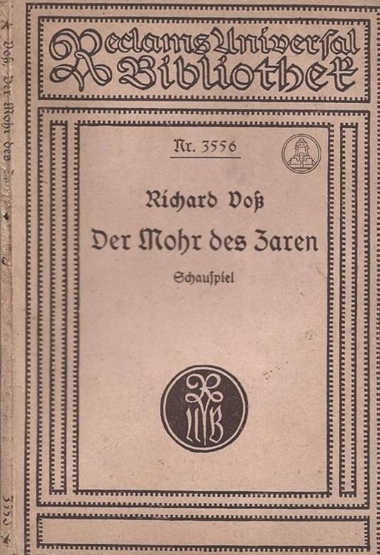 Der Mohr des Zaren - copertina
