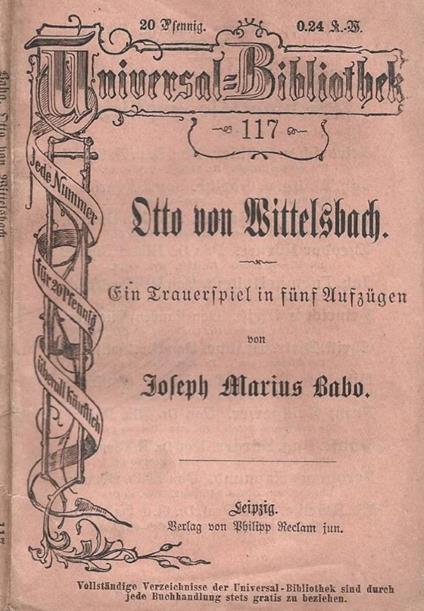 Otto von Mittelsbach - copertina