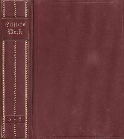 Stifters Werke. 5-6 - Adalbert Stifter - copertina