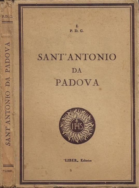 Sant'Antonio da Padova - copertina
