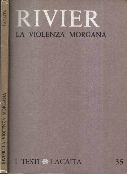 La violenza morgana - copertina