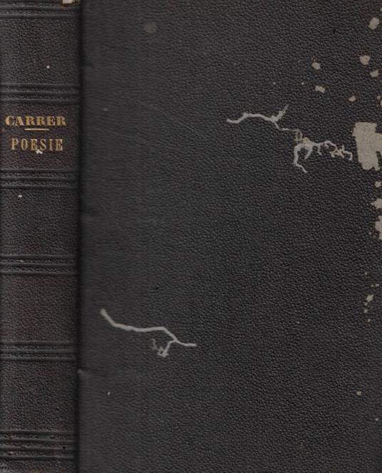 Poesie - Luigi Carrer - copertina