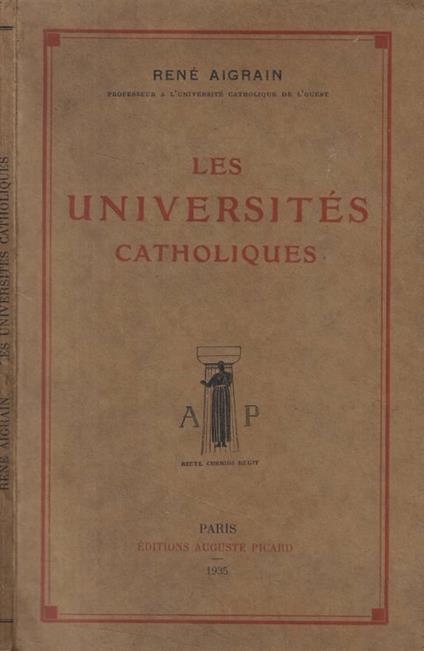 Les universités catholiques - copertina