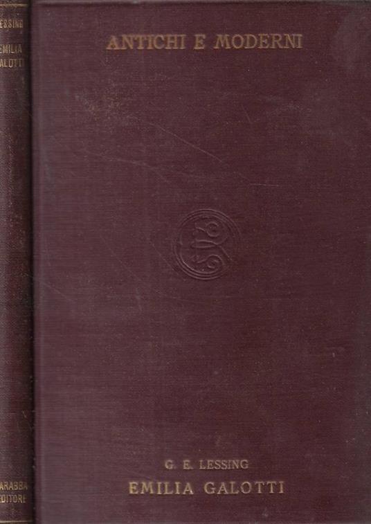Emilia Galotti - copertina