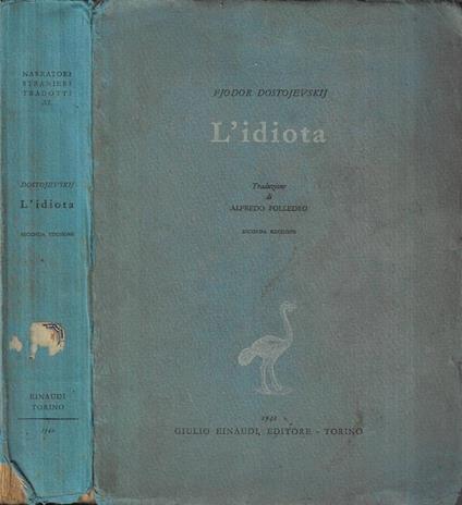 L' idiota - copertina