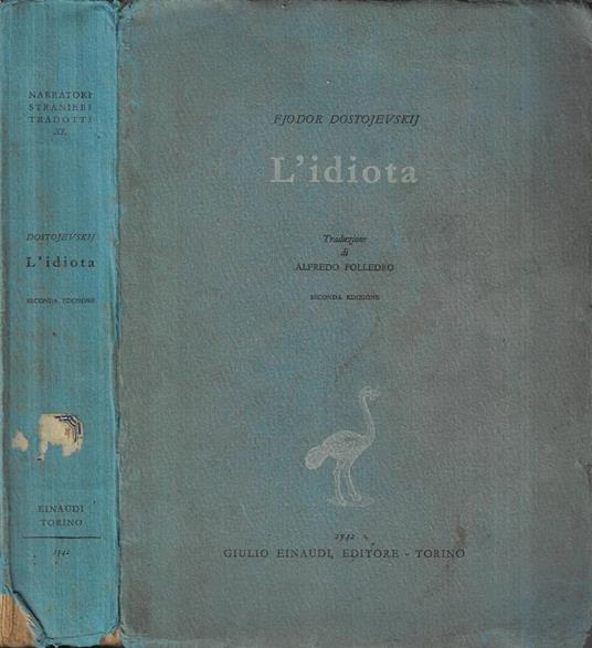L' idiota - copertina