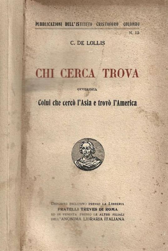 Chi cerca trova ovverosia Colui che cercò l'Asia e trovò l'A - copertina