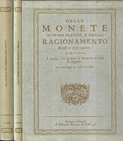 Delle monete in senso pratico e morale - Dell' origine e del - copertina